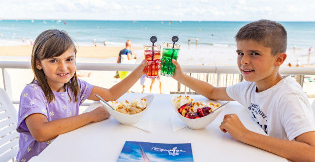 Goûter face à la mer